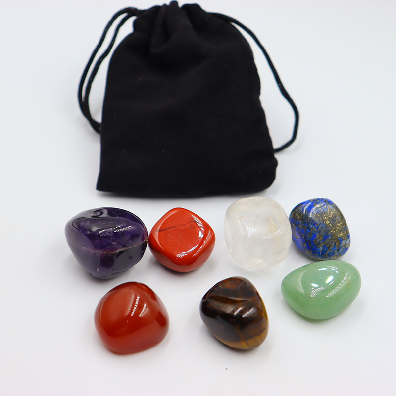 7pc/set Natural crystal Yoga P - Healing Crystal Set recension och pris