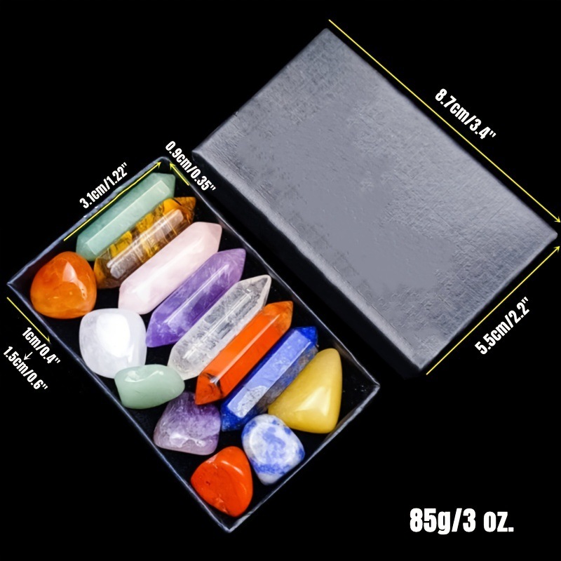 Set Hexagon Rose Quartz Gems 1 - Healing Crystal Set recension och pris
